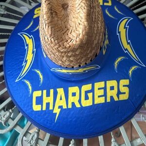 LA Chargers straw hat